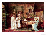 Buy Visit to a New Mother, 1879 at AllPosters.com