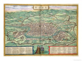 Buy Map of Rome, from "Civitates Orbis Terrarum" by Georg Braun and Frans Hogenberg, circa 1572 at AllPosters.com