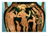 Buy Attic Red Figure Vase Depicting a Soldier Taking Part in a Divination Ritual at AllPosters.com