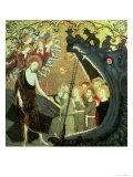 Buy Panel of the Descent into Limbo, from the Altarpiece of the Convent of Santo Sepulchro, Zaragoza at AllPosters.com