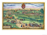 Buy Town Plan of Grodno, from "Civitates Orbis Terrarum" by Georg Braun and Frans Hogenberg, circa 1572 at AllPosters.com