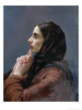 Buy Young Woman at Prayer, 1879 at AllPosters.com