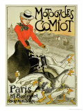 Reproduction of a Poster Advertising Comiot Motorcycles, 1899 Giclee Print