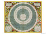 Buy Ptolemaic System, from "The Celestial Atlas, or the Harmony of the Universe" at AllPosters.com