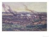 Buy Factories at Le Creusot in 1848, 1855 (Detail) at AllPosters.com