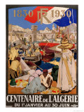 Poster Advertising the Centenary of Algeria, 1930