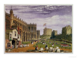 Buy Lower Ward with a View of St. George's Chapel and the Round Tower, Windsor Castle, 1838 at AllPosters.com