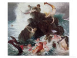 Mermaids at Play, 1886
