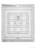 Buy Plan of the Temple of Solomon, Jerusalem, Fron "Entwurf Einer Historischen Architektur," 1721 at AllPosters.com