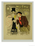 Reproduction of a Poster Advertising Mothu and Doria'In Impressionist Scenes, 1893