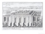 Buy The Temple of Solomon, Jerusalem, from "Entwurf Einer Historischen Architektur," 1721 at AllPosters.com