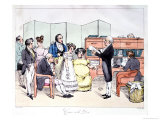 Buy Thanks to the Dowry, Reading a Marriage Contract at the Lawyer Office, circa 1830 at AllPosters.com
