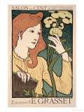 Buy Reproduction of a Poster Advertising an Exhibition of Work by Eugene Grasset at AllPosters.com