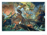 Buy The Miraculous Intervention of Ss Peter and Paul in the Battle of Lepanto, 7th October 1571 at AllPosters.com