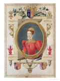 Buy Portrait of Mary Queen of Scots from "Memoirs of the Court of Queen Elizabeth," Published in 1825 at AllPosters.com