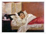Buy Arthur Rimbaud in His Bed in Brussels at AllPosters.com