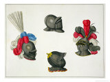 Buy Helmets, Plate from "A History of the Development and Customs of Chivalry" at AllPosters.com