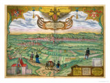 Buy Map of Regensburg, from "Civitates Orbis Terrarum" by Georg Braun and Frans Hogenberg 1594 at AllPosters.com