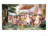 Buy The Solemn Entrance of Emperor Charles V, Francis I and Alessandro Farnese to Paris in 1540 at AllPosters.com