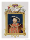 Buy Portrait of Henry VIII as Defender of the Faith from "Memoirs of the Court of Queen Elizabeth" at AllPosters.com