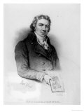 Portrait of Edward Jenner, Lithography by De Frey