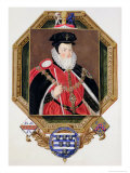 Buy Portrait of William Cecil (1520-98) 1st Baron Burghley from Memoirs of the Court of Queen Elizabeth at AllPosters.com