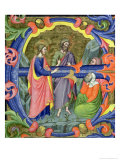 Buy Historiated Initial "E" Depicting St. John the Baptist at AllPosters.com