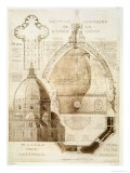 Buy Plan, Section and Elevation of Florence Cathedral at AllPosters.com