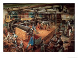 Buy Coal Riddling Workshop, at the Mines of Blanzy, circa 1860 at AllPosters.com