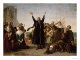 Buy The Arrival of the Pilgrim Fathers, circa 1864 at AllPosters.com