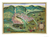 Buy Map of Chios, from "Civitates Orbis Terrarum" by Georg Braun and Frans Hogenberg circa 1572-1617 at AllPosters.com