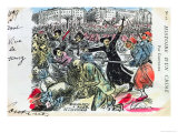Buy Postcard Depicting the Massacre of the Jews in Algiers, 25th January 1899 at AllPosters.com