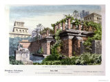 The Hanging Gardens of Babylon, from a Series of the "Seven Wonders of the World"