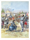 Buy Pierre Du Terrail Chevalier De Bayard Knighting Francis I 1909 at AllPosters.com