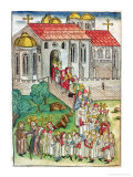 Pilgrim of Santiago De Compostela and Procession, 1491