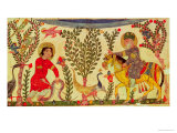 A Doctor Giving Assistance to a Man Bitten by a Snake, Manuscript from a Treatise of Dioscoride