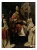 Buy Pope Clement VIII Blessing Carmelite Nuns at AllPosters.com