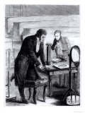 Hans Christian Oersted Discovering the Deviation of the Magnetic Needle by Closed Current in 1820
