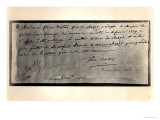 Buy Autographed Letter from Flora Tristan to the French Minister of Justice, Asking for a Divorce at AllPosters.com