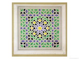 Buy Mosaic Design from the Alhambra, from "The Arabian Antiquities of Spain," Published 1812 at AllPosters.com