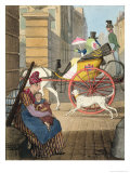 Buy The Carriage Entrance, from "Twenty-Four Subjects, Exhibiting the Costume of Paris" at AllPosters.com