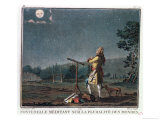 Buy Bernard Le Bovier De Fontenelle Meditating on the Proliferation of Worlds, 1791 at AllPosters.com