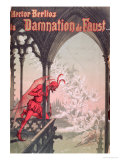 Buy Front Cover for the Score of "The Damnation of Faust" by Hector Berlioz at AllPosters.com