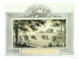 Buy Before' View of the Grounds, from the Red Book for Antony House, circa 1812 at AllPosters.com
