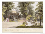 Buy View of the Cascade at Erlaw, Vienna, from "Pleasure Gardens in and Around Vienna" at AllPosters.com