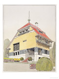 Buy Study for Olbrich's House, Darmstadt, from "Architektur Von Olbrich," Published circa 1904-14 at AllPosters.com