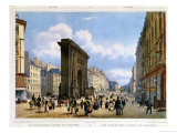 Buy View of the Porte St. Denis, from "Promenades Dans Paris Et Ses Environs," circa 1840 at AllPosters.com