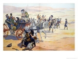 Buy Napoleon and His Troops in the Desert During the Egyptian Campaign, Illustration from "Bonaparte" at AllPosters.com