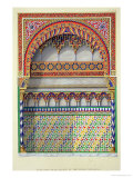 Buy Elevation of an Alcove in the Pateo Del Agua, Alhambra, from "The Arabian Antiquities of Spain" at AllPosters.com