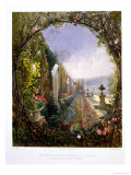 Buy The Trellis Window, Trentham Hall Gardens, from "Gardens of England," Published 1857 at AllPosters.com